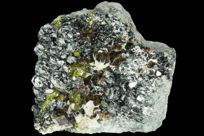 Andradite Garnet, Diopside & Biotite Association - Afghanistan #122663